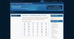 Desktop Screenshot of goaus.net